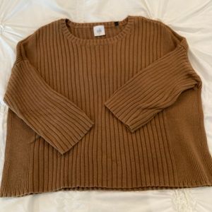 CAbi Preowned size medium brown crop sweater